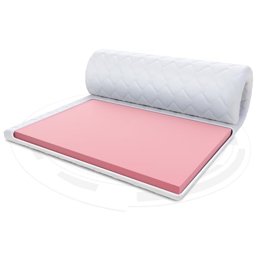 FDM Matratzentopper VISCO MAX Matratze Topper 80x200 cm Härtegrad H1 Höhe ca. 8 cm thermoplastischer Schaum Allergiker Geeignet Öko-Tex Weiß