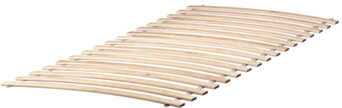 Pro-Manufactur Rolllattenrost, Rollrost, Federholzrahmen 90x200 cm aus hochwertigen, flexiblen Birkenholz-Federleisten