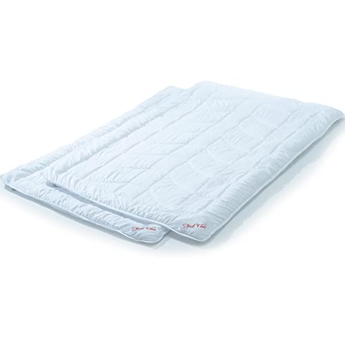 CelinaTex First Class Sommer Bettdecke 2er Set 155 x 220 cm Steppdecke leicht Sommerdecke atmungsaktiv Bett Decke