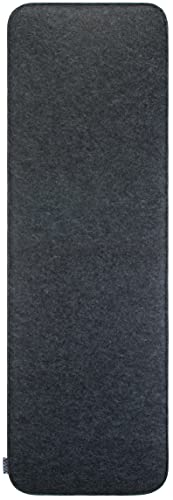 Brandsseller Bankauflage Filz ca. 118x38x2 cm Bankkissen Indoor/Outdoor Kissen Anthrazit