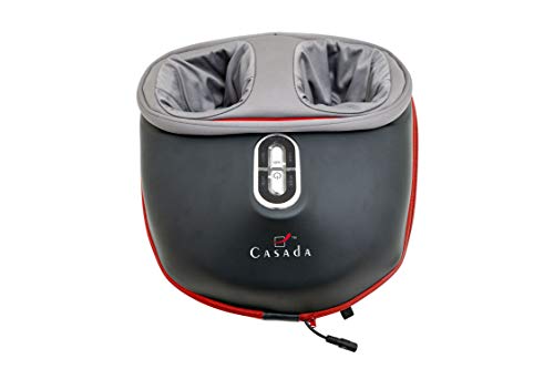 Casada FootInn II Fußmassagegerät - Fußreflexzonenmassage mit Knetmassage und Wärme durch Bewegung – selbstheizende Luftdruckmassage für den ganzen Fuß