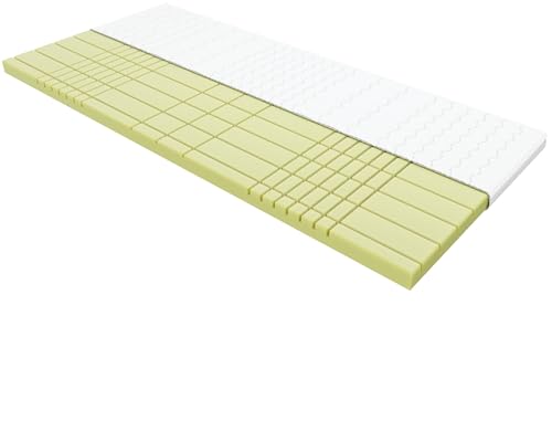 3D Deluxe 7 Zonen Kaltschaum Topper 100x190 cm - Matratzen Topper 100 x 190 in 8cm Höhe - Premium Kaltschaum-Topper mit hochwertigem Lyocell-Bezug