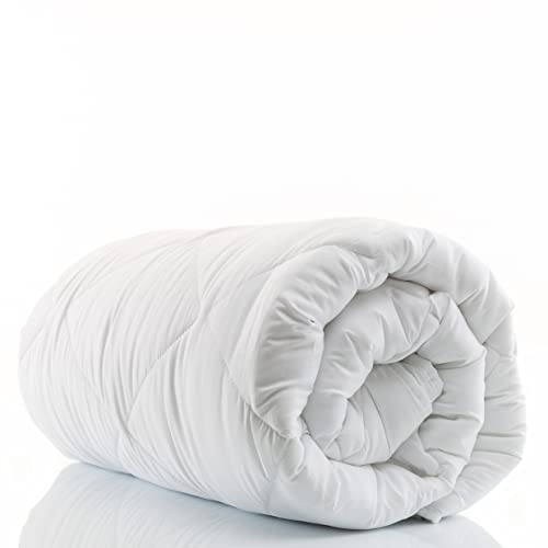 Bettdecke Ganzjahresdecke 140x200 cm Schlafdecke - Steppdecken warm Steppbettdecke Weiß