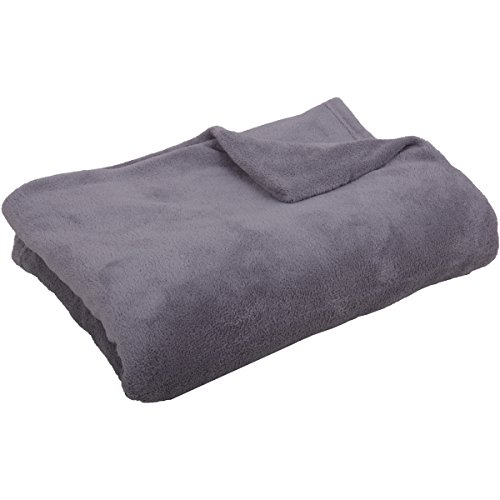 Bestlivings Kuscheldecke Tagesdecke 4XL ca. 290g/m² (hellgrau / 210x280cm)