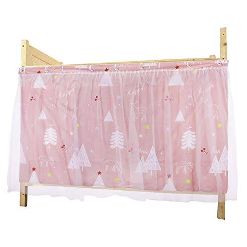 YSXY Bettvorhang Vorhang Hochbett Schlafzelt Spielzelt Kinderbett Bett Etagenbett Studentenwohnheim Kinderzimmer (1.15 * 2Mx1(pink))