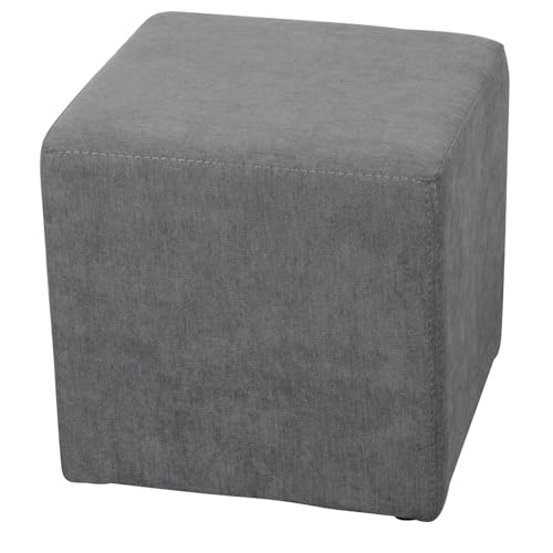 Staboos Sitzwürfel 42cm - Hochwertiger Sitzhocker Pflegeleichter Pouf Hocker - Sitzpouf mit nur 4kg - Sitzcube als perfekte Sitzgelegenheit (Coral_12)