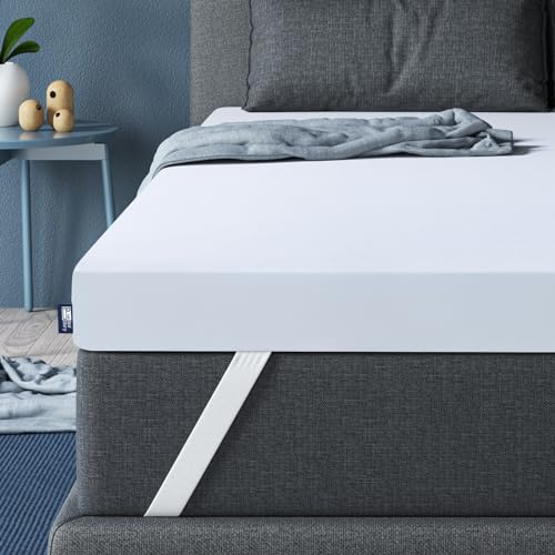 BedStory Topper 160x200cm - H2/H3 Härtegrade 7cm Geltopper mit Memory Foam - Öko-TEX Zertifiziert Matratzen Topper mit Waschbarem Bezug