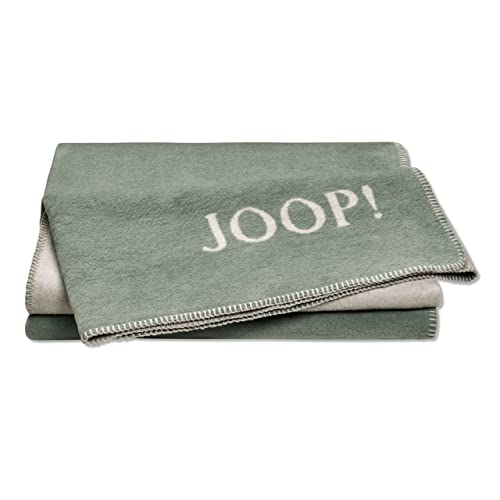 JOOP! Plaid UNI-Doubleface | Jade-Silber - 150 x 200