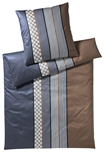 Joop! Bettwäsche Cornflower Stripes 4069 deep Ocean - 28 Kissen 40x80 cm