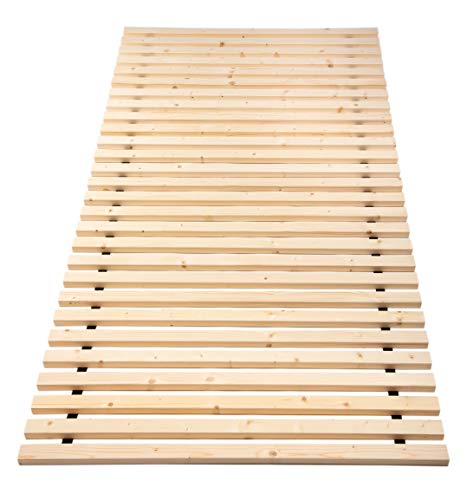 TUGA - Holztech unbehandeltes heimisches Naturprodukt unserer Wälder - Rollrost 31 LEISTEN 300Kg 180x220cm Lattenrost Qualitätsarbeit gefertigt in Deutschland mit 5 Jahren Garantie