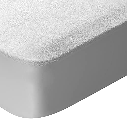 Pikolin Home - Wasserdichter, atmungsaktiver und hoch absorbierender Frottee-Matratzenschoner für Matratzen bis zu einer Höhe von 32 cm