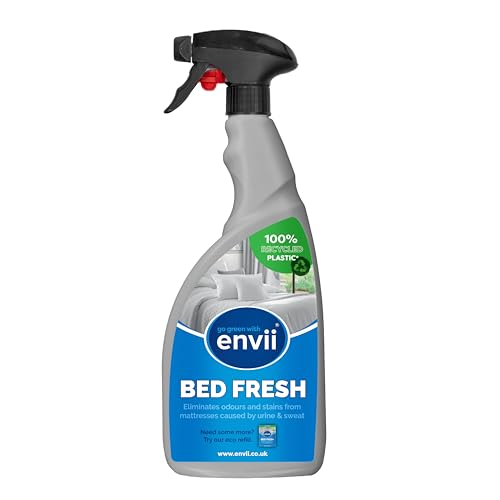 Envii Bed Fresh – Bio Matratzenreinigung und Starker Geruchsentferner Spray für Schweiß und Urin, Fleckenentfernen