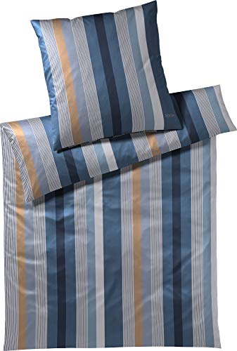 Joop! Bettwäsche Stripes Ocean 1 Bettbezug 155 x 220 cm + 1 Kissenbezug 80 x 80 cm