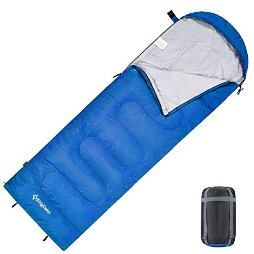 KingCamp Oasis Serie Deckenschlafsäcke mit Kopfteil, 220 × 75 cm