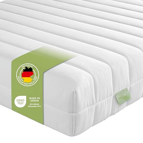 DREAMSTAR Easy Flex | ergonische 7-Zonen Kaltschaummatratze | Öko-Tex Zertifiziert | Härtegrad 2 und 3 (H2 & H3) | Rollmatratze 16 cm | Made in EU I 180 x 200 cm