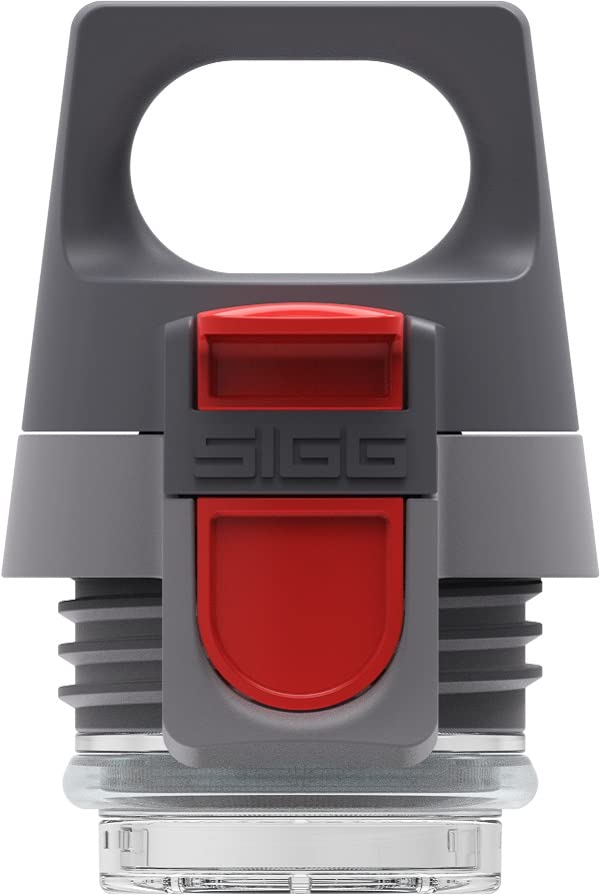SIGG Hot & Cold ONE Top Grey (0.3 & 0.5 L), Ersatzteil für SIGG Thermosflasche, einhändig bedienbarer & auslaufsicherer Verschluss