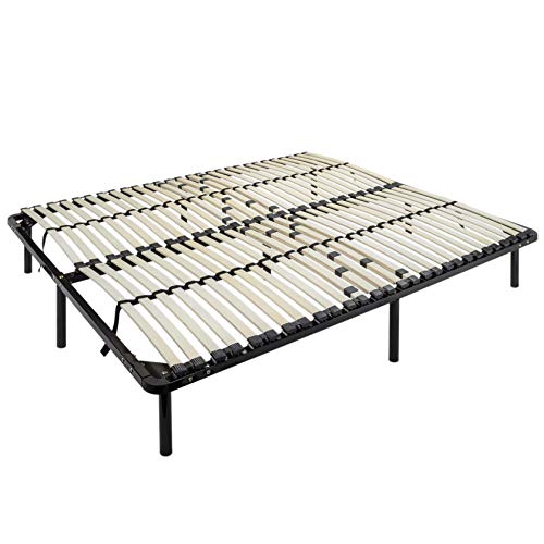 i-flair® Lattenrost 160x200 cm, Gästebett auf Füßen mit Stauraum - für alle Matratzen und Betten geeignet