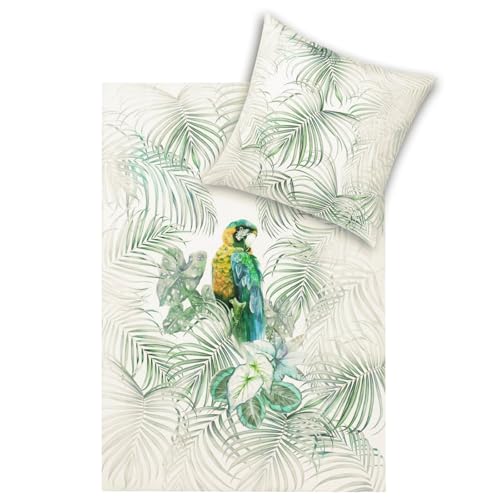 ESTELLA Bettwäsche Lenny Mako-Satin (100% Baumwolle) (1 x 80x80 + 1 x 135x200 cm)
