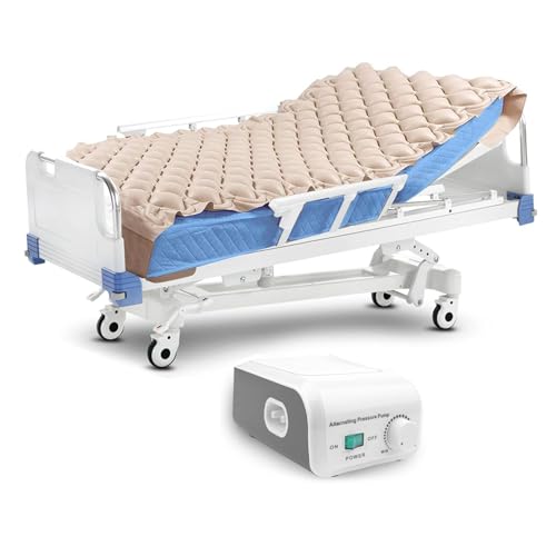 AITX Wechseldruckmatratze - Anti Dekubitus Matratze und Elektrisches Pumpensystem, Luftmatratze zur Matratzen Vorbeugung von Krankenhäuser & Heime