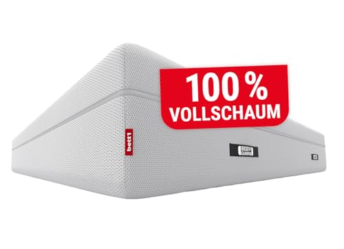 Bodyguard bett1 Boxspring Matratze Weich 90x200 mit ca. 28 cm Matratzen-Höhe! (100% Vollschaum, 2in1 Liegehärten Weich & Fester, Oeko-TEX 100, Ergonomiemodule, QXSchaum)