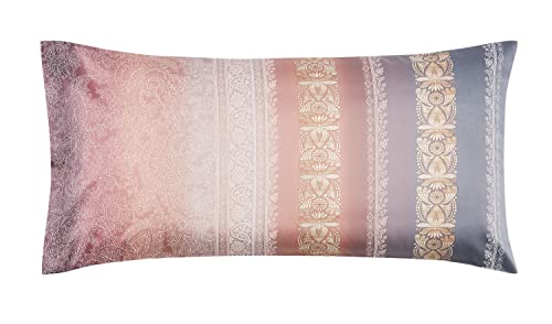 Bassetti MONREALE Kissenhülle zu Bettwäsche aus 100% Baumwollsatin in der Farbe Sand M1, Maße: 40x80 cm - 9321880