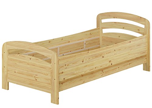 Erst-Holz® Seniorenbett extra hoch Einzelbett 90x200 Kiefer Massivholz Holzbett (ohne Zubehör) 60.43-09 oR