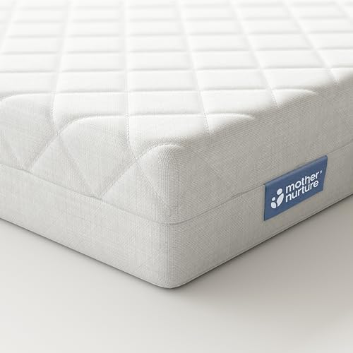 Mother Nurture Cot Mattress X cm b Klassische Reisebett-Matratze, 90 x 50 x 7 cm, passend für Joie Kubbie, Schaumstoff, weiß, 90 x 50 x 7cm - Foam