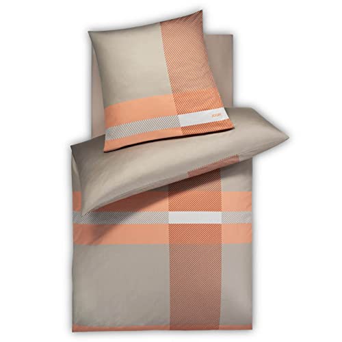 JOOP! Bettwäsche Modern 4104 | 8 Copper - 155 x 220