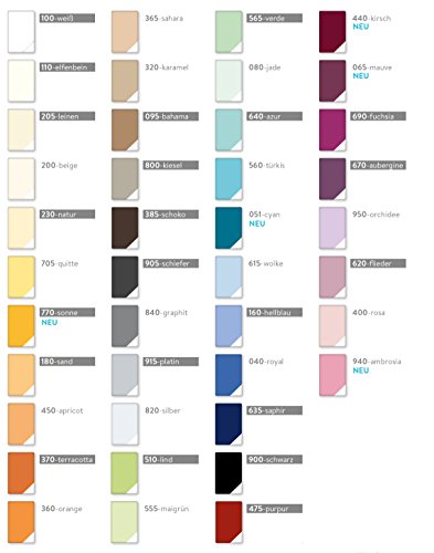Estella Zwirn Jersey Spannbetttuch | Spannbettlaken für Boxspringbetten und Wasserbetten | Deutsche Markenqualität | 180x200 cm bis 180x220 cm | Farbe Weiss 100