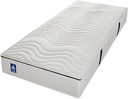 Irisette Fehmarn 500er Tonnentaschenfederkernmatratze, Wendematratze mit 7 Zonen, Härtegrad 4, 90 x 190 cm, Öko-Tex Zertifiziert, produziert nach deutschem Qualitätsstandard