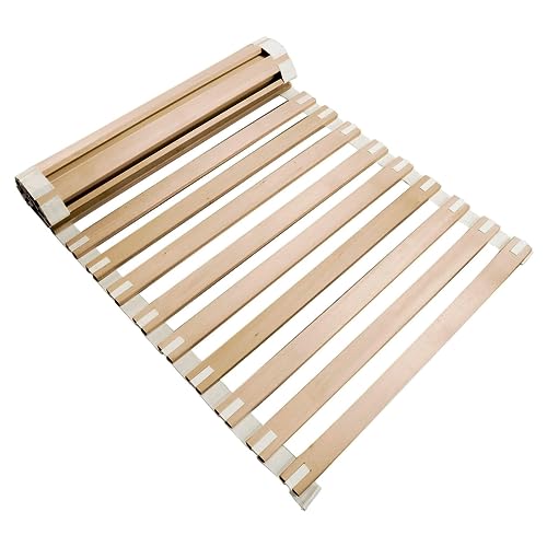 Bale Bio Holz Rollrost für Bett Matratze I 100 x 220 cm, extrem stabiles & Flexibles Lattenrost rollbar mit Starren Holzleisten aus Lindenholz (23 Holzleisten), Roll-Lattenrost Bettrost Holzlatten