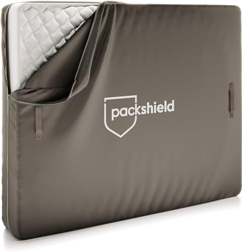 Packshield Matratzenschutzhülle für Umzug und Lagerung - Matratzenhülle 160x200 cm - wasserdichte Matratzenhülle aus 100% Oxford mit 4 Griffen für einfachen Transport - In 4 Größen erhältlich