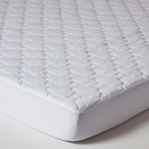 Homescapes Premium Matratzenschoner 135x190 cm, super-Dicke Matratzenauflage mit Spannumrandung, hypoallergen