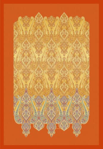 Bassetti RAGUSA Foulard aus 100% Baumwolle in der Farbe Gold Y1, Maße: 180x270 cm -9322026