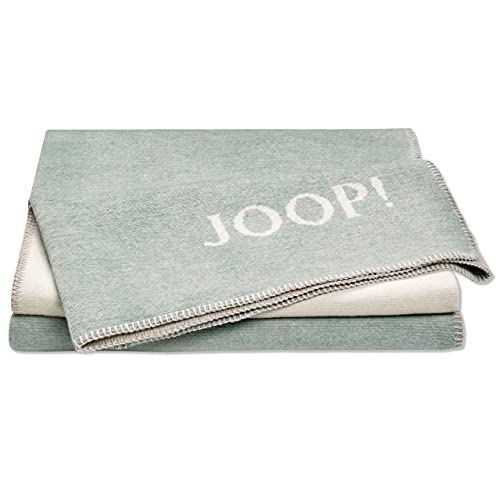 JOOP! Plaid Melange Doubleface | Jade-Natur - 150 x 200