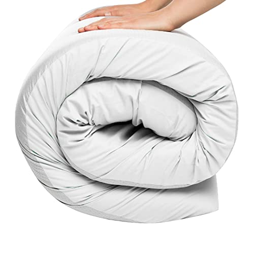 MICAMAMELLAMA Multifunktionale Matratze aus Schaumstoff | 110 x 170 x 8 cm | Hochdichte Teppiche mit Bezug | ideal für Camping und Mobile | Härtegrad mittelgroß