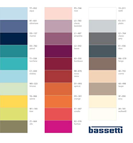 Bassetti Spannbetttuch für Boxspringtopper Uni Farbe Kiwi W1/18 Größe 90x190 100x220cm