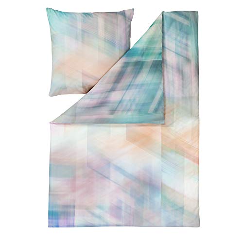 ESTELLA Mako-Satin Bettwäsche Mirage Multicolor 1 Bettbezug 200 x 220 cm + 2 Kissenbezüge 80 x 80 cm