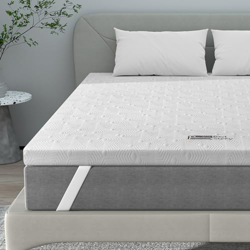 BedStory Harter Topper 180x200cm-5cm Höhe Zwei Härtegrade H3&H4 Matratzentopper,7-Zonen-Matratzenauflage aus Kaltschaum, Matratzentopper für Boxspringbett Wohnwagen Schlafsofa