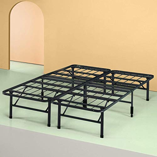 Zinus Shawn 35,5 cm SmartBase Platform Bed Rahmen, Metall, Schwarz, 150 x 190 cm