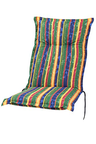 Kettler Polen KETTtex 2268 Auflage Mittellehner Florence Multicolor bunt gestreift Sitzpolster 110x50x8 cm