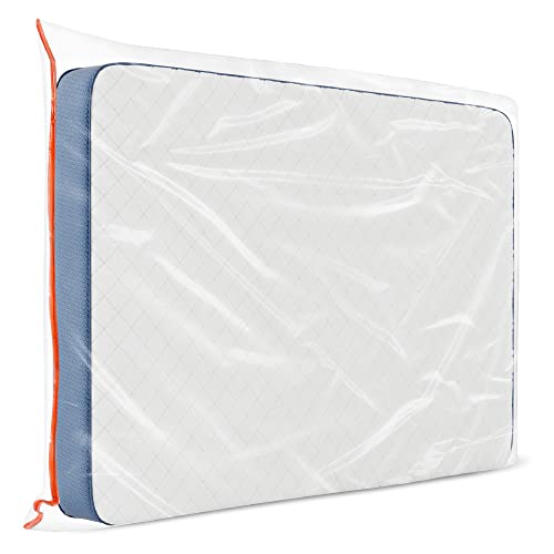 Matratzenhülle 90x200cm (Dicke 30cm) aus Kunststoff - Aufbewahrungstasche für Matratzen -Schutz für Ihre Matratze für Aufbewahrung, Umzug -Matratzen Aufbewahrungstasche mit praktischem Reißverschluss