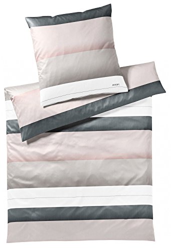 JOOP! 4073 Purity Mako-Satin-Bettwäsche 200x220 + 2x 80x80 rose-11