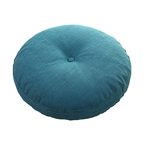 Xinchangda Rundes Bodenkissen aus Baumwollleinen, Meditation, japanischer Stil, Futon-Kissen, Tatami-Matte, 40/45/50 cm, gepolstert, weiches Stuhlkissen, Yogamatte, Heimdekoration