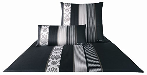 Joop! Bettwäsche Ornament Stripe 4022 schwarz - 9 80x80 cm - 155x220 cm