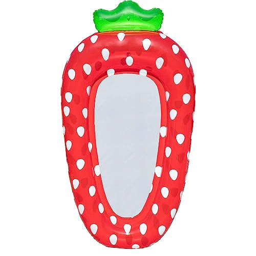 Bestway Sweet Summer Pool Liege Luftmatratze Wasserhängematte für Kinder (Luftmatratze Erdbeere)