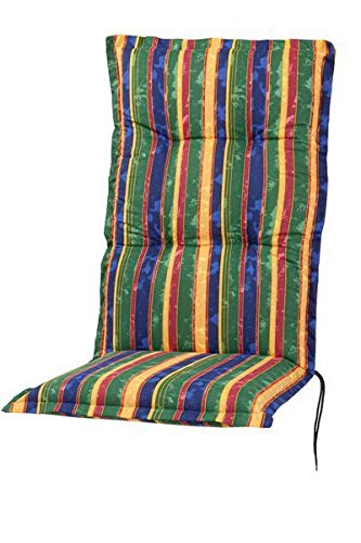 Kettler Polen KETTtex 2268 Auflage Hochlehner Florence Multicolor bunt gestreift Sitzpolster 120x50x8 cm