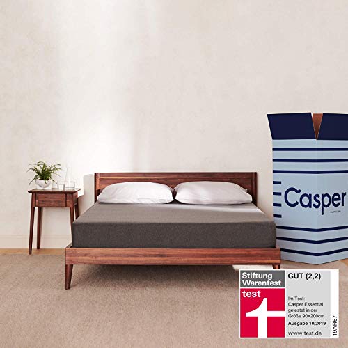 Die Casper Essential – 100 Nächte Probeliegen – Minimalistisches Design mit Maximaler Schlaffunktion 90 x 200
