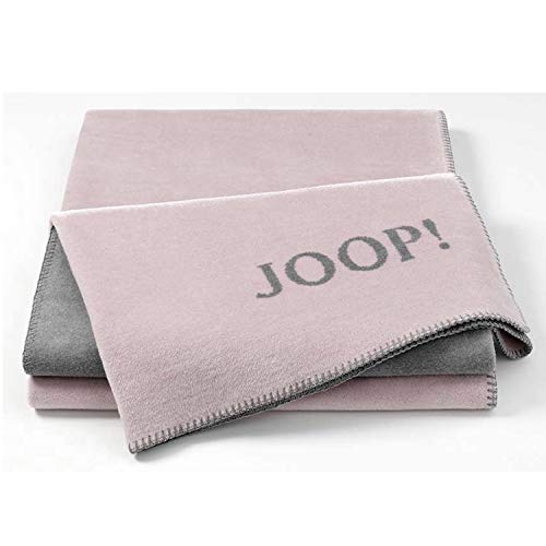 Joop! Uni Doubleface Wohndecke Rose-Graphit, 150x200 cm