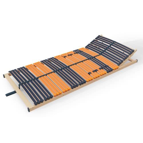 Emma 42 Premium Lattenrost 90x200cm, 42 Latten aus Birkenholz, 7 Komfortzonen - 10 Jahre Garantie - Verstellbar und komfortabel - Einfache Montage - Für alle Bettentypen